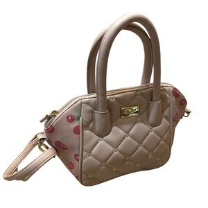 LUV Betsey by Betsey Johnson Small Quilted Purse Cherry Print